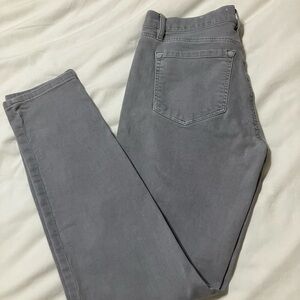 LOFT Gray Skinny Jeans for Women